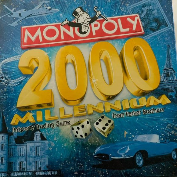 Vintage‎ Monopoly 2000 Millennium Property Trading Game Hasbro Sealed